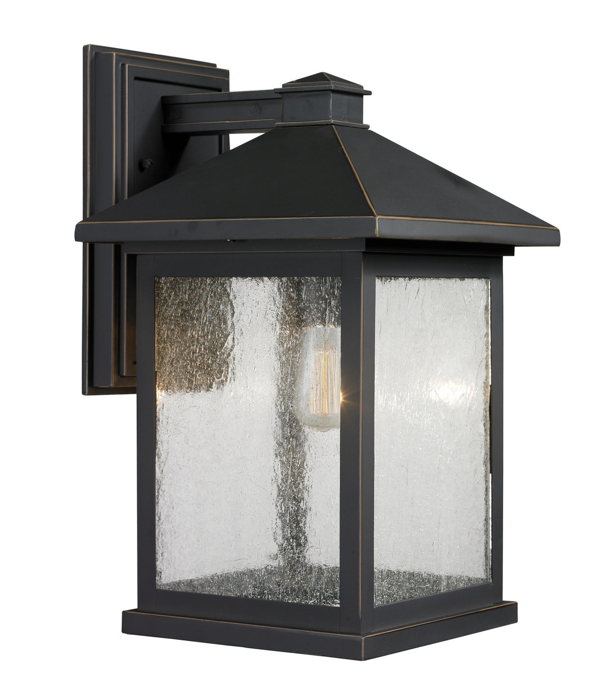 Lanterne murale extérieure Portland Bronze huilé, 9 1/2", 15 3/4" – Z-Lite