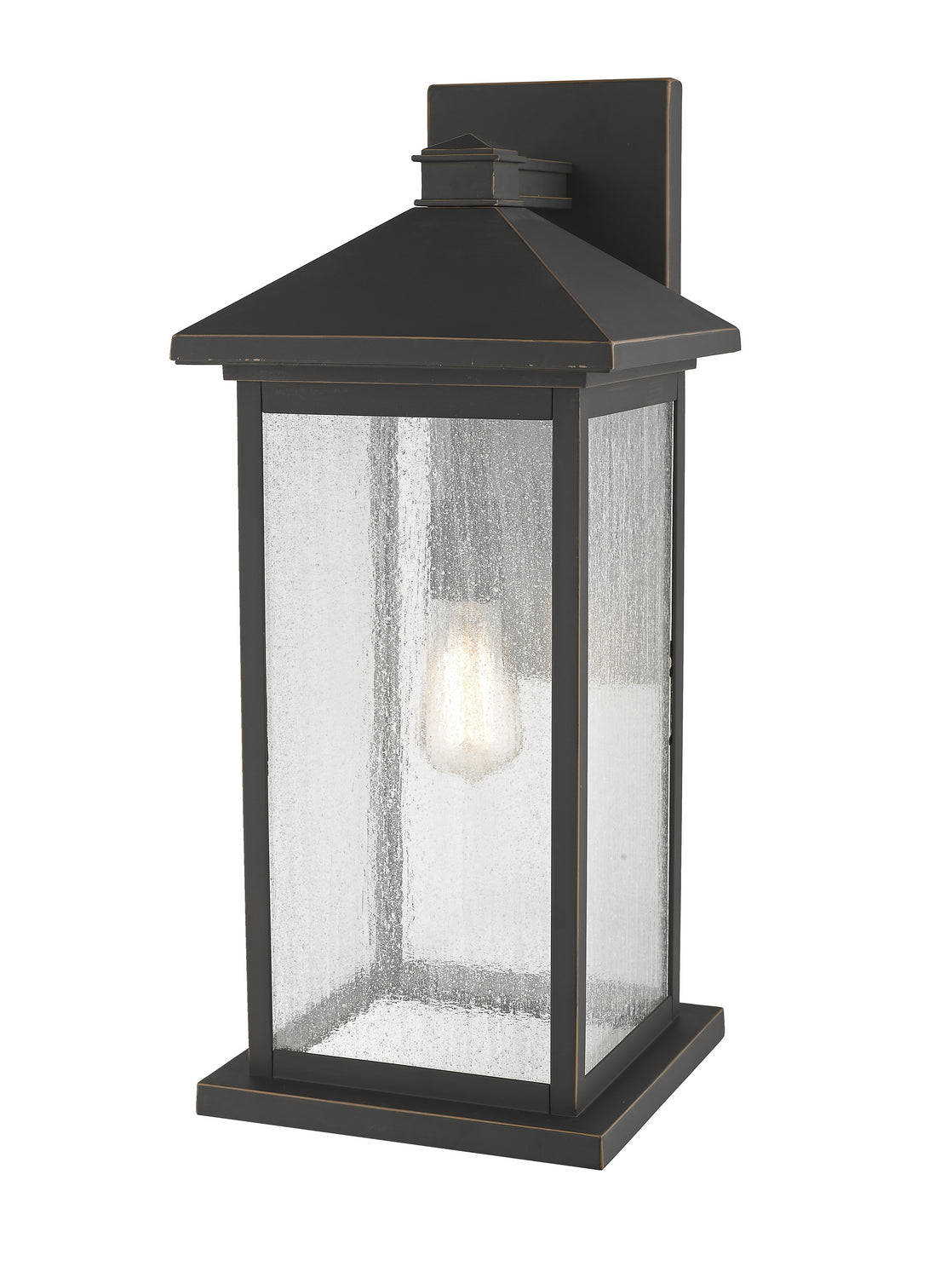 Lanterne murale extérieure Portland Bronze huilé, 9 1/2", 22" – vue 3