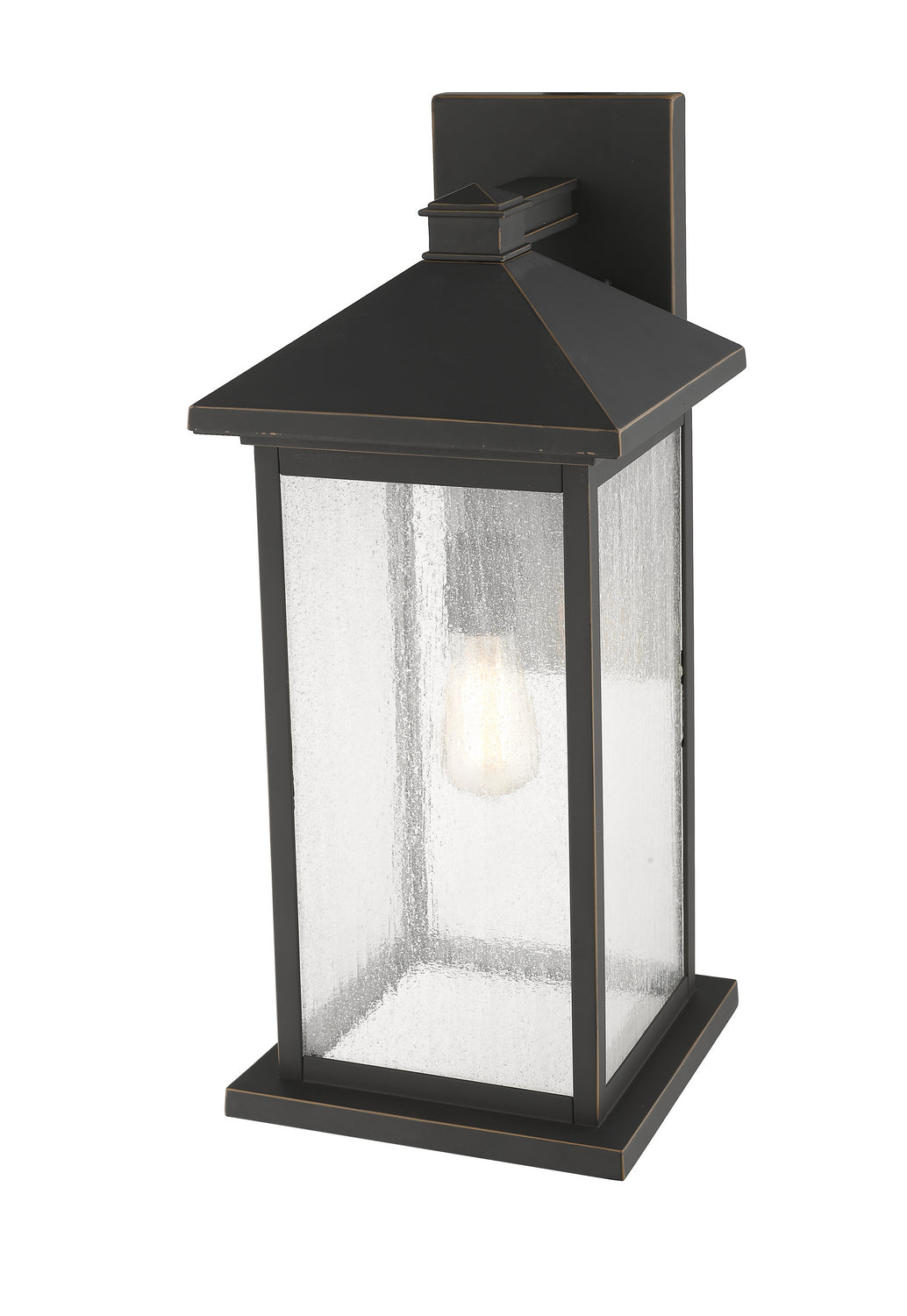 Lanterne murale extérieure Portland Bronze huilé, 9 1/2", 22" – vue 4