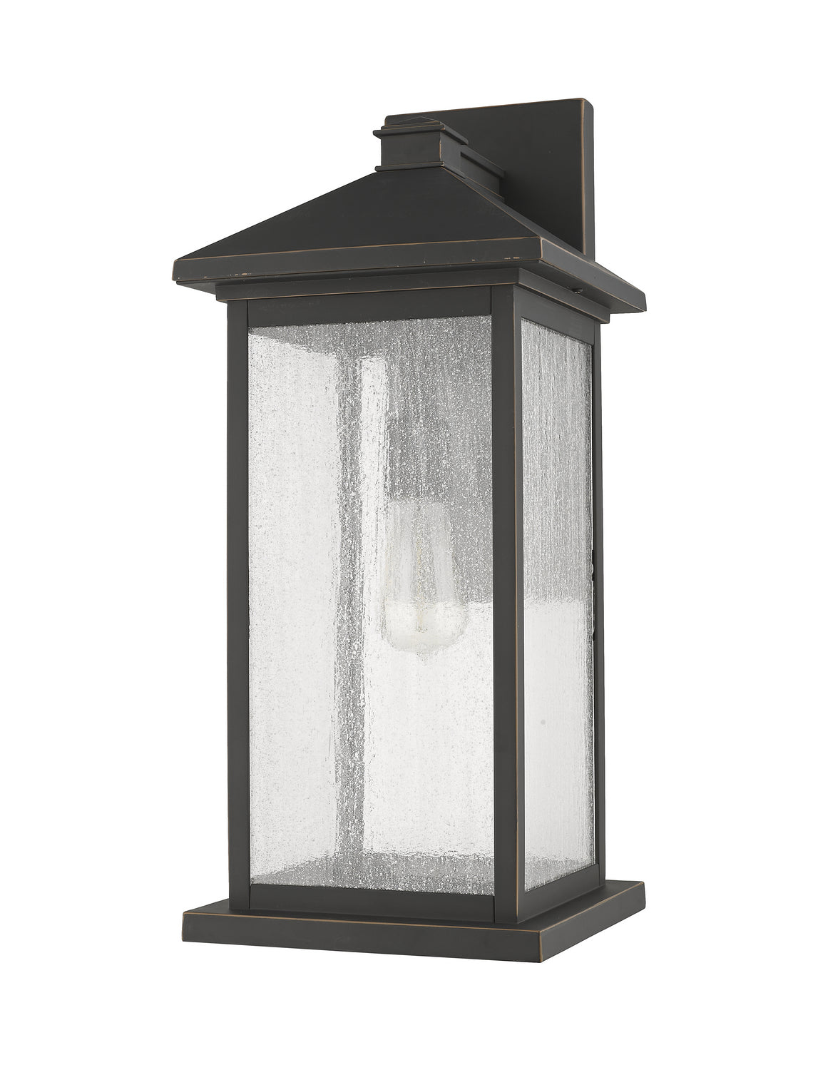 Lanterne murale extérieure Portland Bronze huilé, 9 1/2", 22" – vue 5