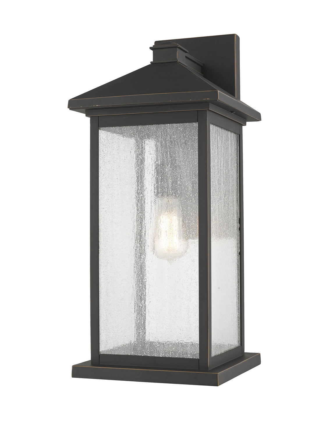 Lanterne murale extérieure Portland Bronze huilé, 9 1/2", 22" – Z-Lite