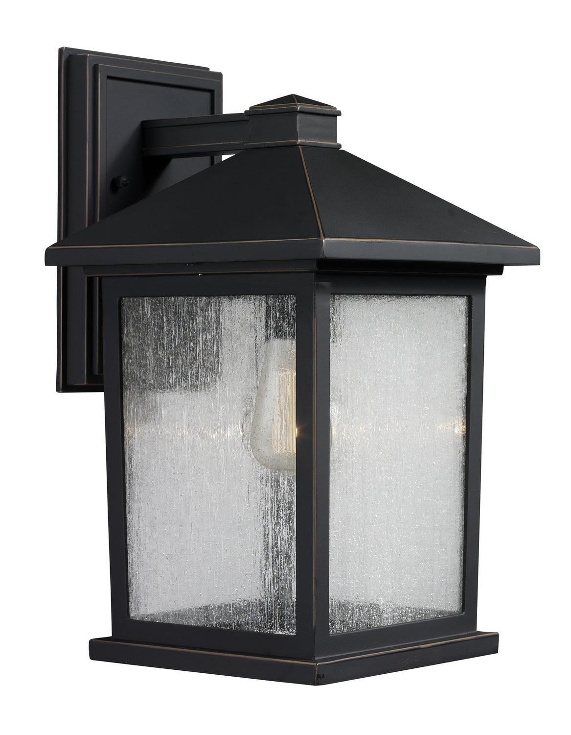 Lanterne murale extérieure Portland Bronze huilé, 8", 14" – Z-Lite