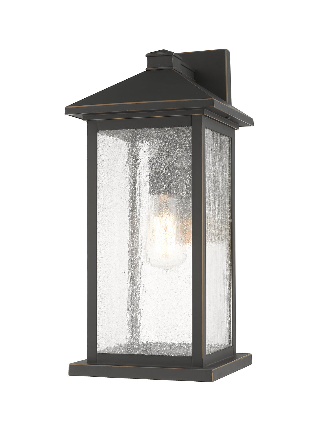 Lanterne murale extérieure Portland Bronze huilé, 8", 18" – Z-Lite