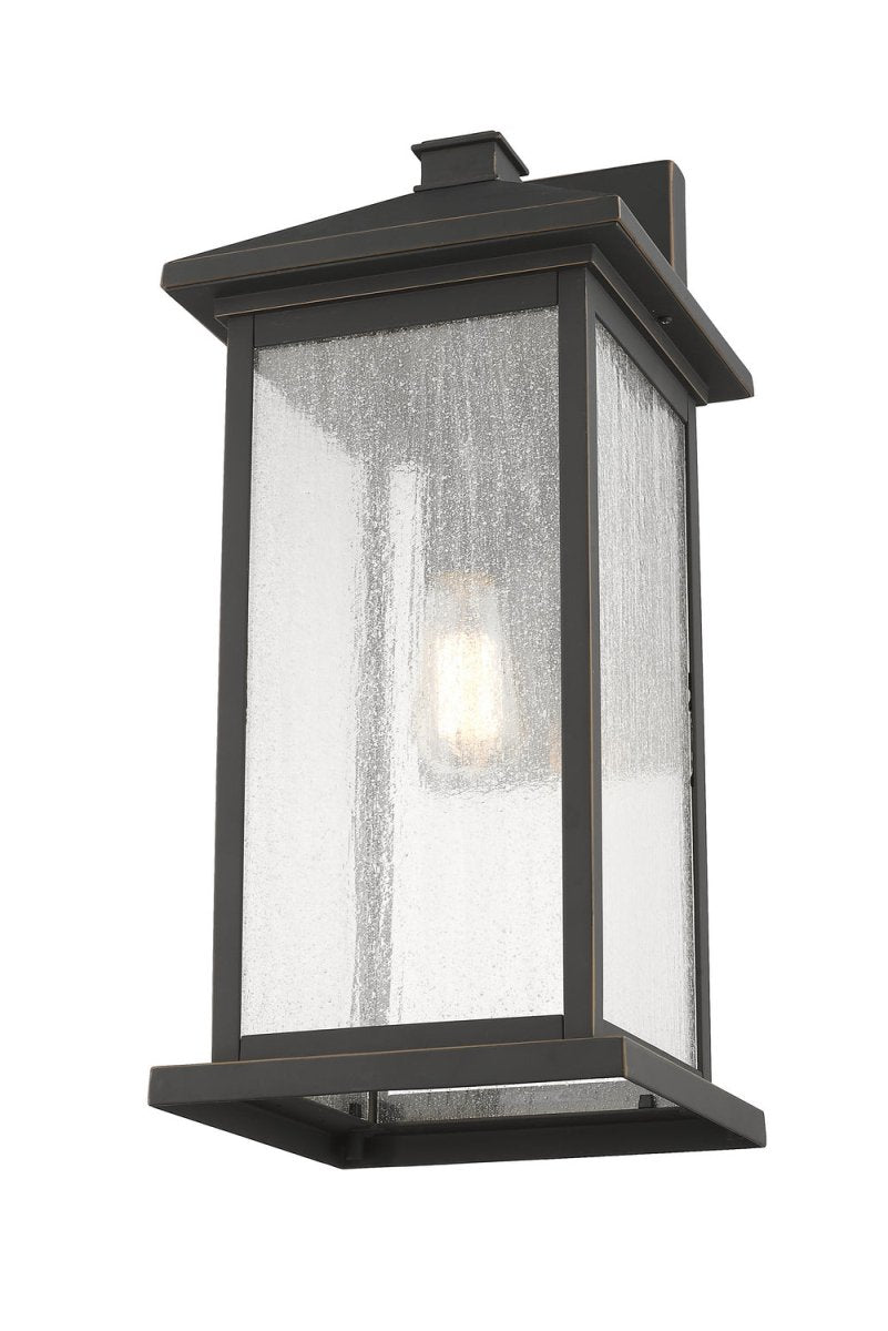 Lanterne murale extérieure Portland - Bronze huilé 6" 10 1/4" by Z-Lite | Luminaires & cie