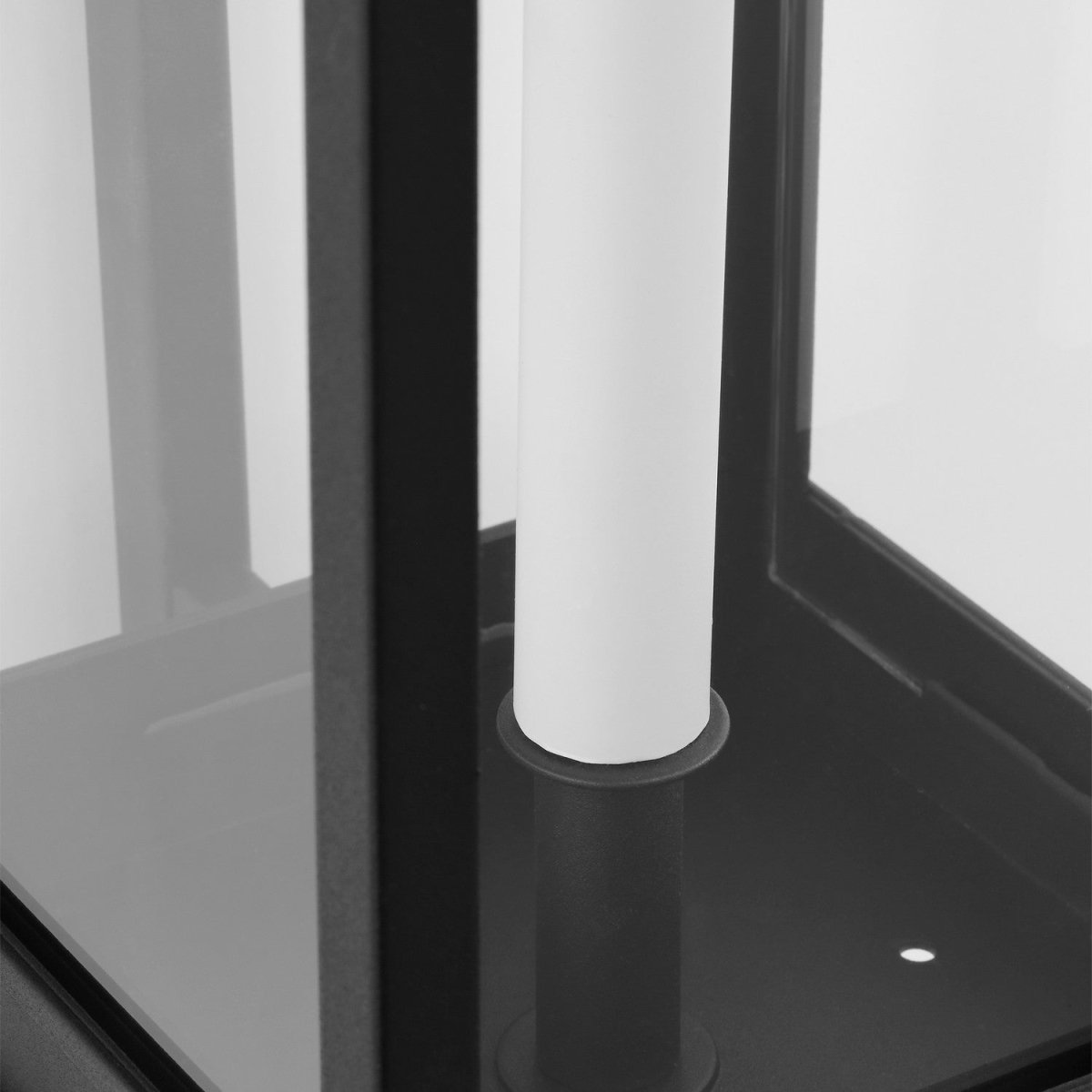 Lanterne murale extérieure sur bras Cupertino - Noir texturé 6 1/4" by Visual Comfort Studio | Luminaires & cie