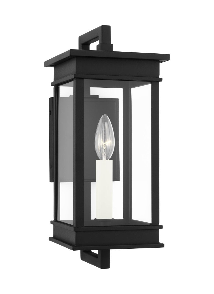 Lanterne murale extérieure sur bras Cupertino - Noir texturé 6 1/4" by Visual Comfort Studio | Luminaires & cie