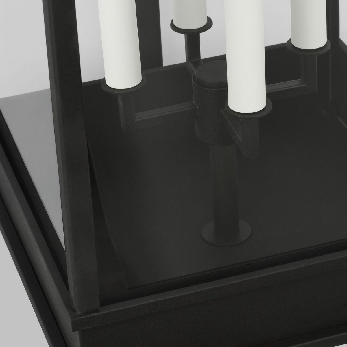 Lanterne murale extérieure sur bras Cupertino - Noir texturé 6 1/4" by Visual Comfort Studio | Luminaires & cie