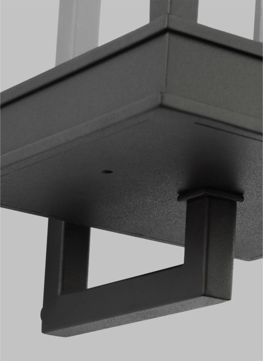 Lanterne murale extérieure sur bras Cupertino - Noir texturé 6 1/4" by Visual Comfort Studio | Luminaires & cie
