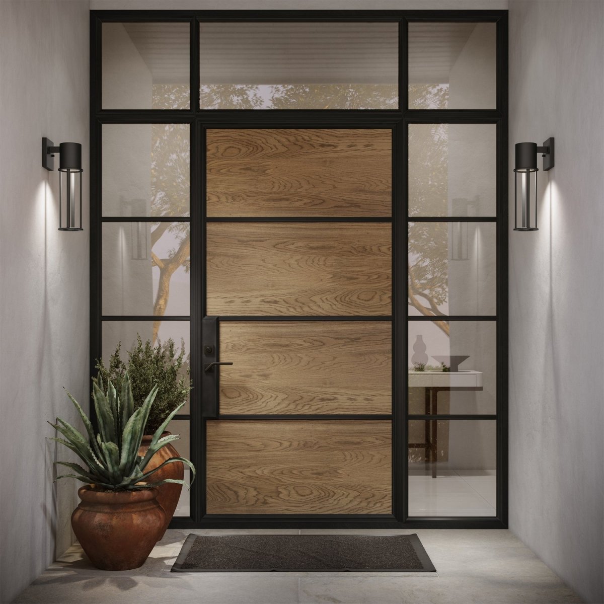 Lanterne murale extérieure Union - Bronze antique 18 3/4" by Visual Comfort Studio | Luminaires & cie