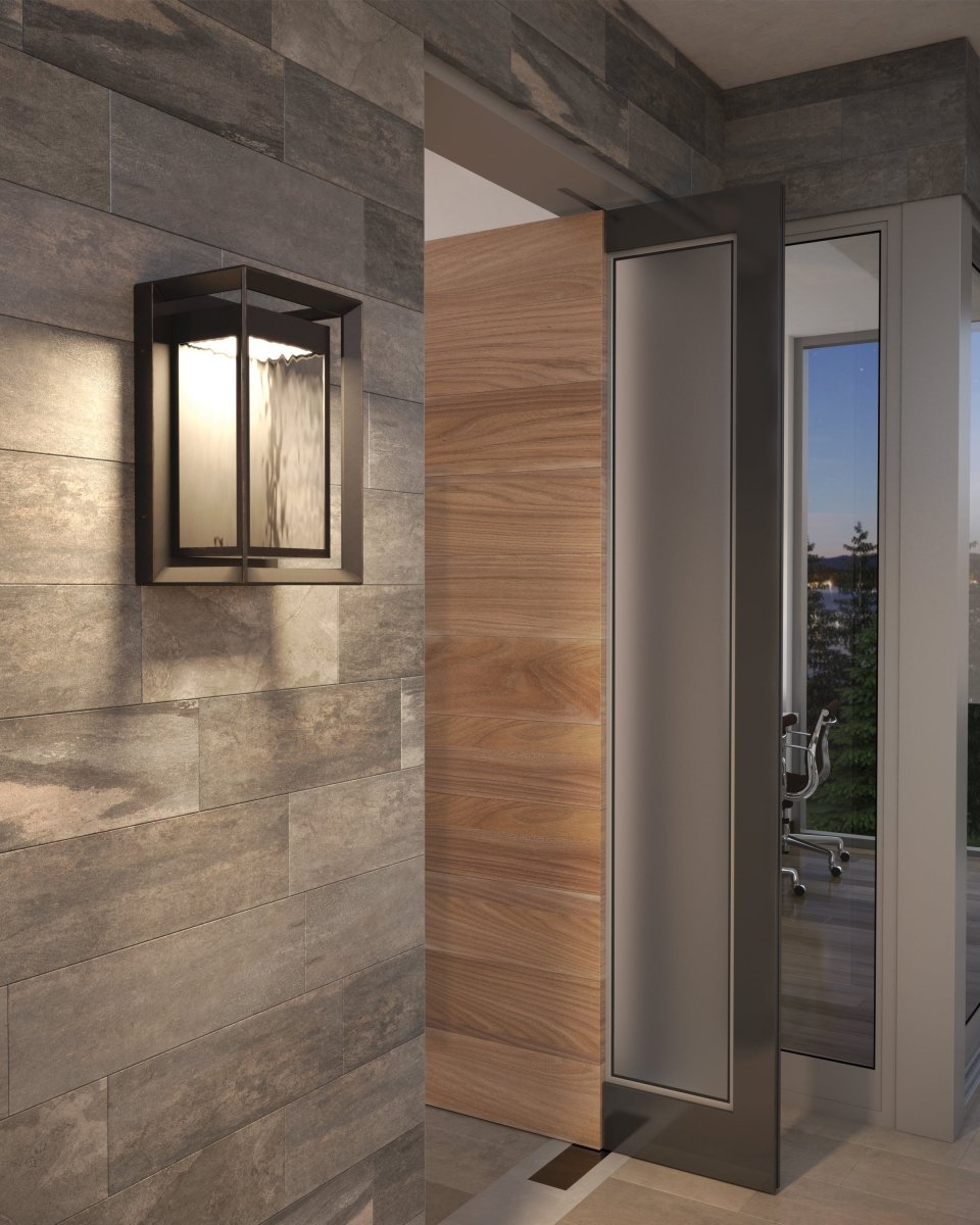 Lanterne murale extérieure Urbandale - Textured Black 28 by Visual Comfort Studio | Luminaires & cie