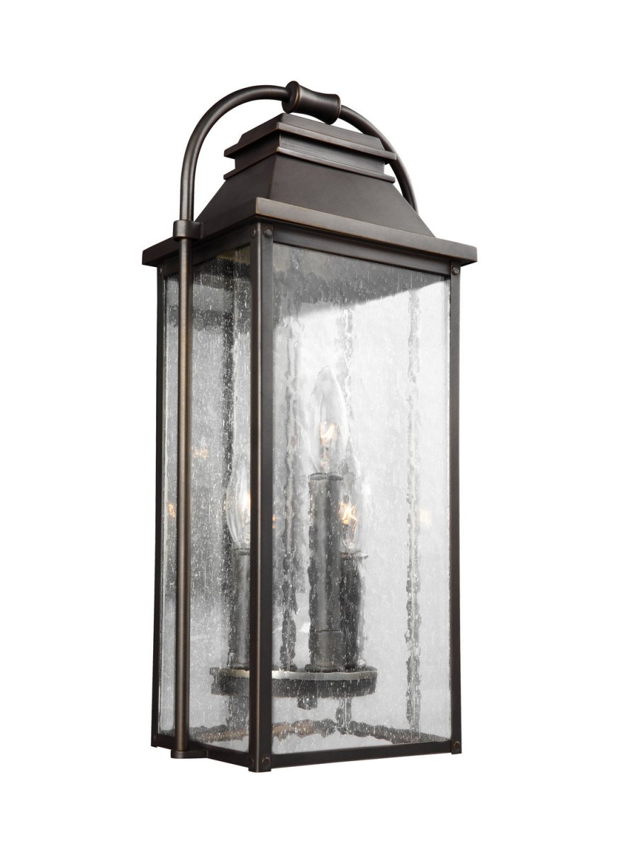 Lanterne murale extérieure Wellsworth - Bronze antique 8 1/2" by Visual Comfort Studio | Luminaires & cie