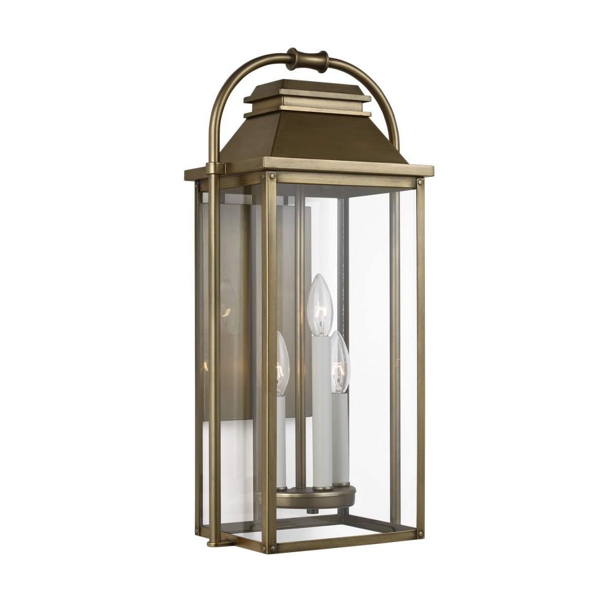 Lanterne murale extérieure Wellsworth - Acier brossé peint 8 1/2" by Visual Comfort Studio | Luminaires & cie