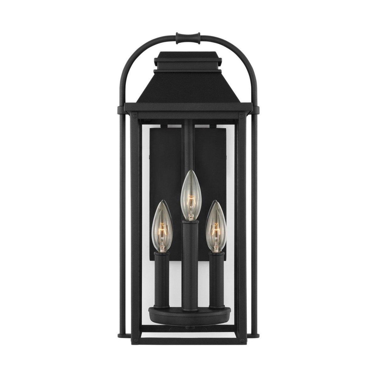 Lanterne murale extérieure Wellsworth - Noir texturé 8 1/2" by Visual Comfort Studio | Luminaires & cie