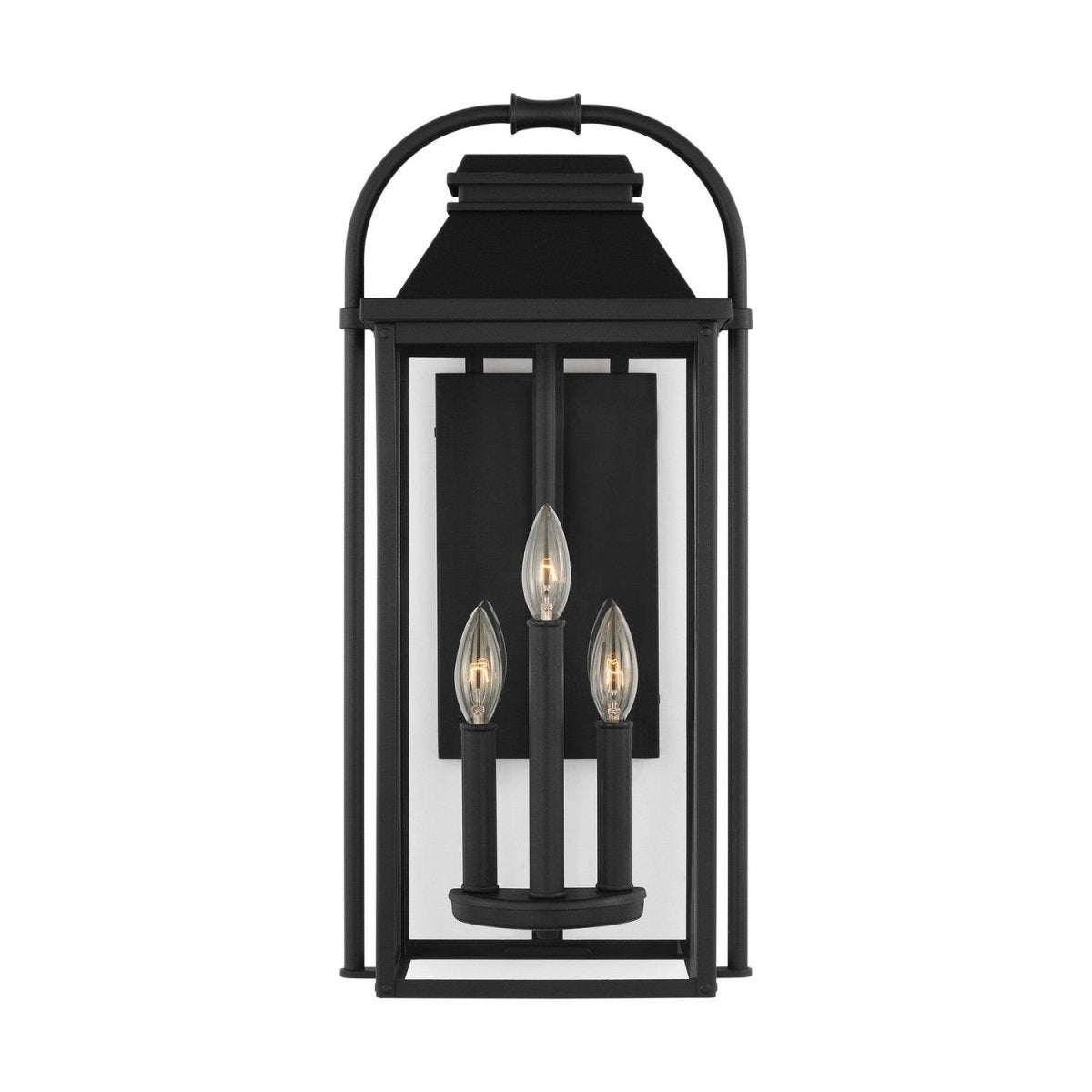 Lanterne murale extérieure Wellsworth - Noir texturé 10 1/2" by Visual Comfort Studio | Luminaires & cie