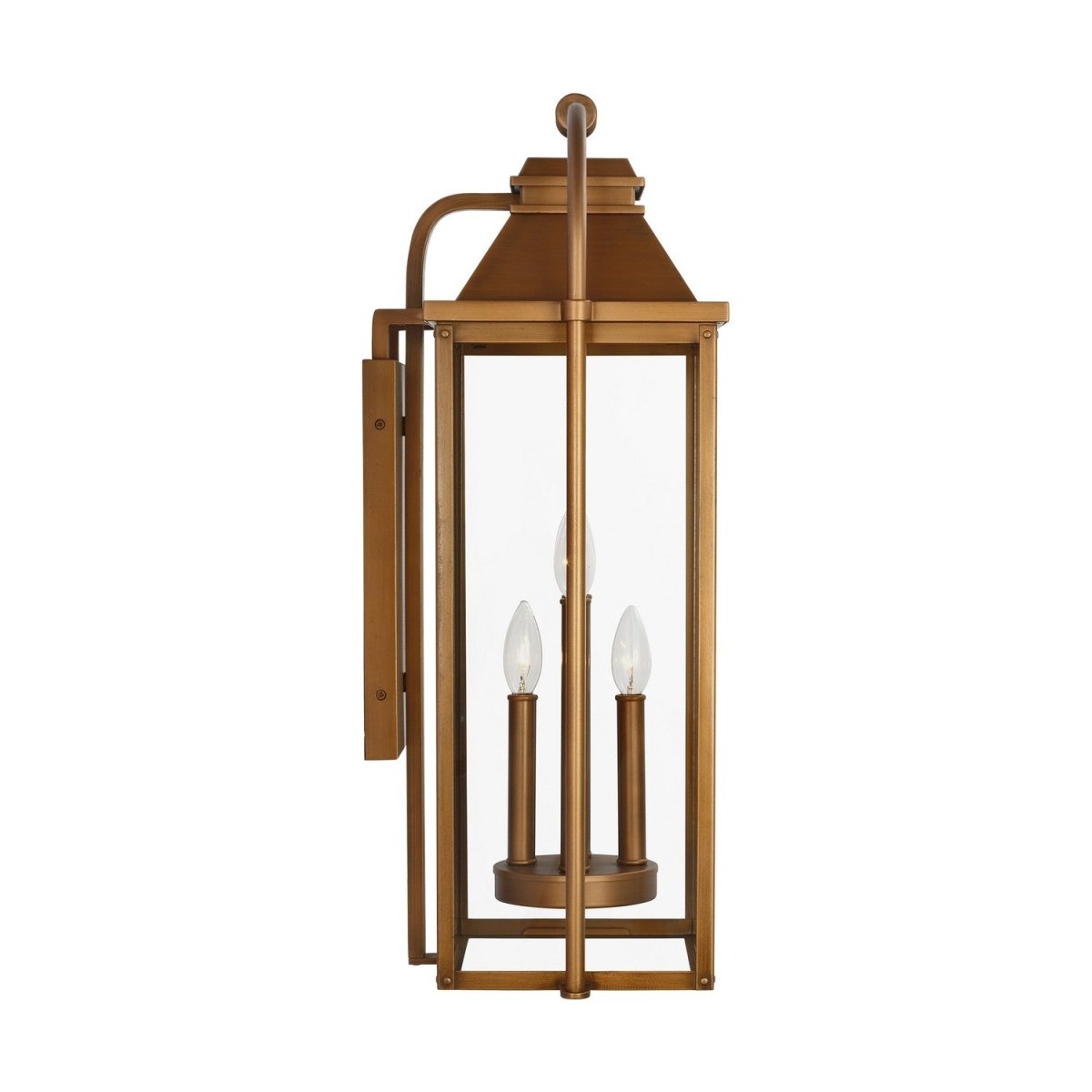 Lanterne murale extérieure Wellsworth - Cuivre naturel 12 1/2" by Visual Comfort Studio | Luminaires & cie