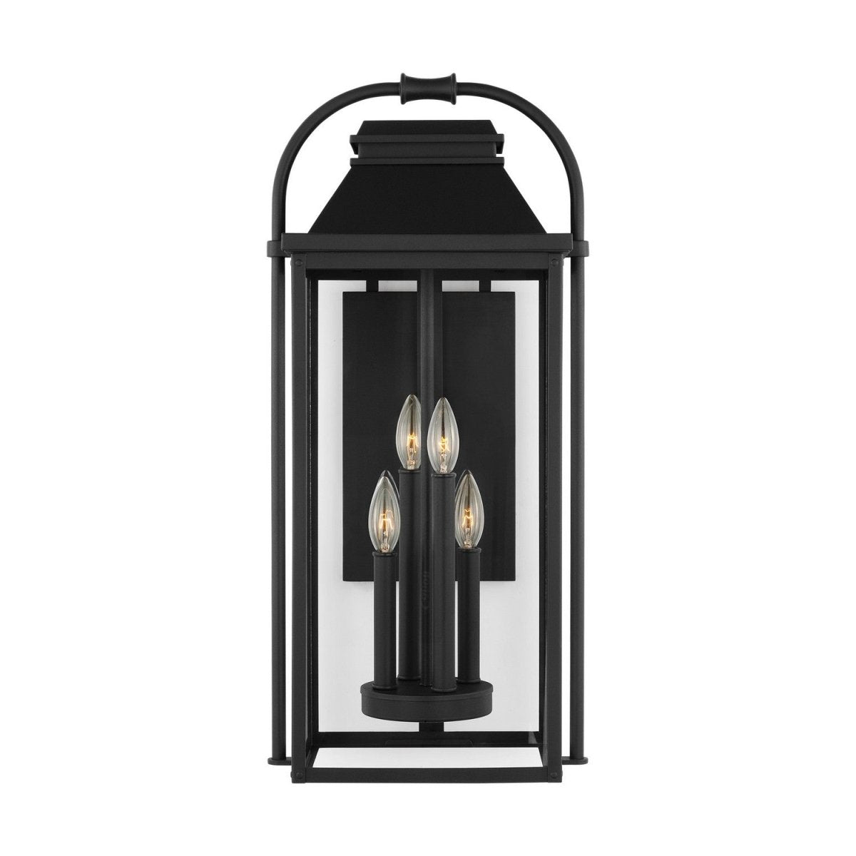 Lanterne murale extérieure Wellsworth - Noir texturé 12 1/2" by Visual Comfort Studio | Luminaires & cie