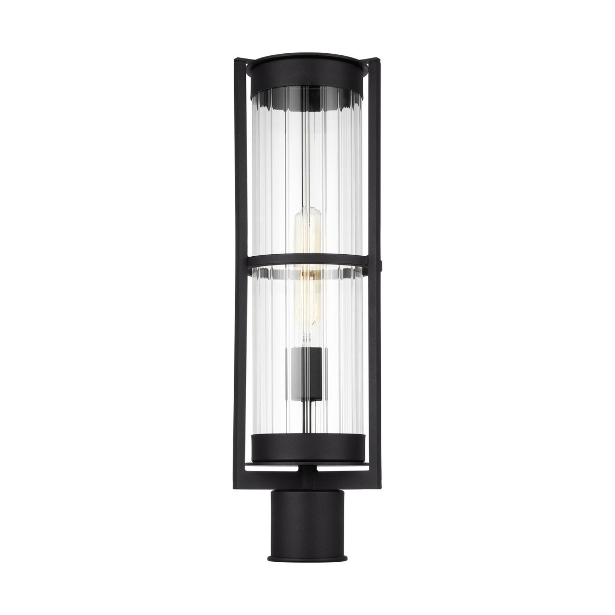 Lanterne sur poteau Alcona - Noir by Visual Comfort Studio | Luminaires & cie