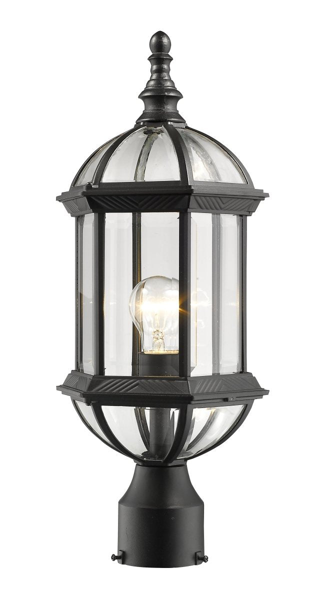 Lanterne sur poteau Annex - Rouille 19 1/2" by Z-Lite | Luminaires & cie