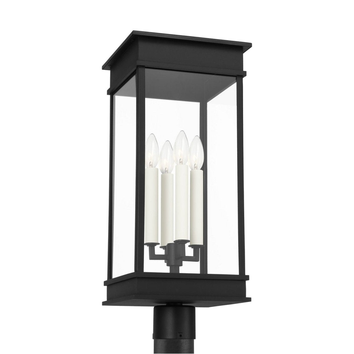 Lanterne sur poteau Cupertino - Cuivre naturel by Visual Comfort Studio | Luminaires & cie