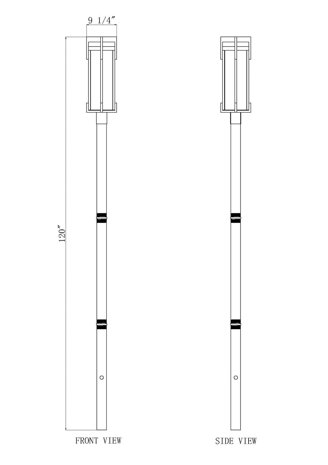 Lanterne sur poteau Fortis 120" – vue 6