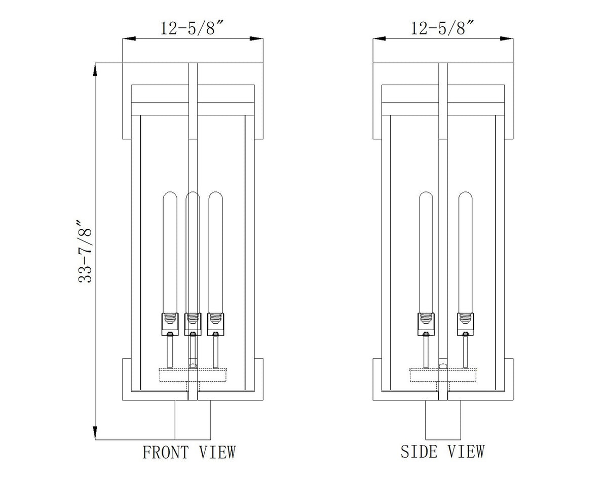 Lanterne sur poteau Fortis 34" – vue 6