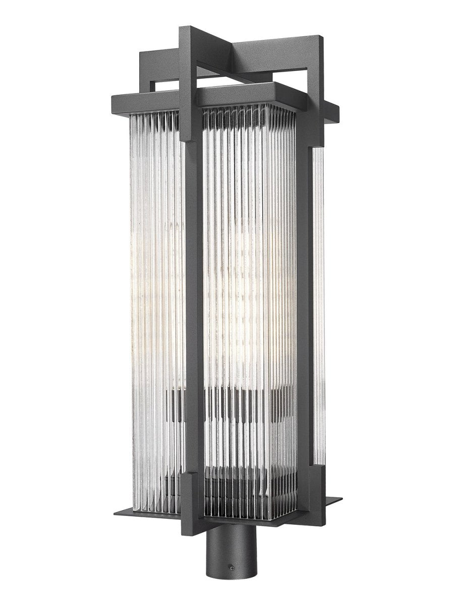 Lanterne sur poteau Fortis - 34" by Z-Lite | Luminaires & cie