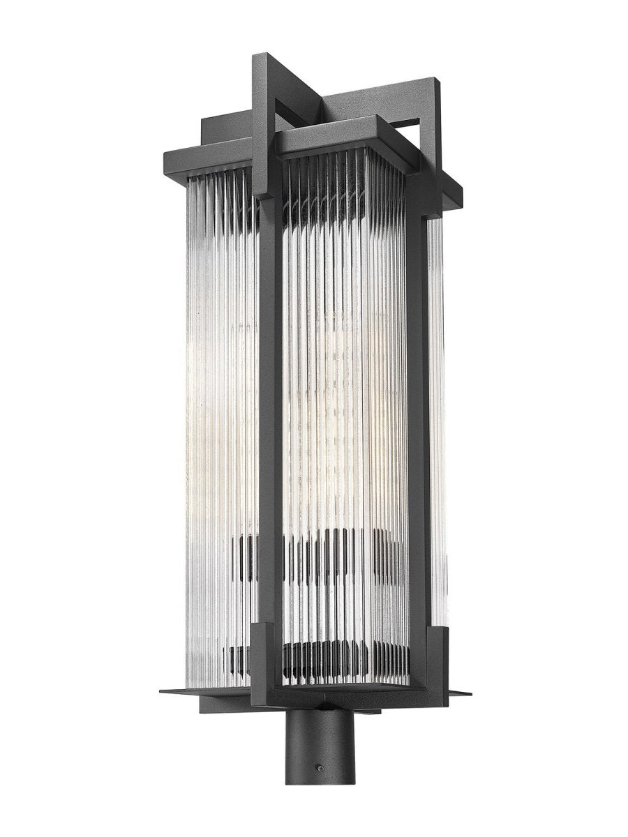 Lanterne sur poteau Fortis - 35" by Z-Lite | Luminaires & cie