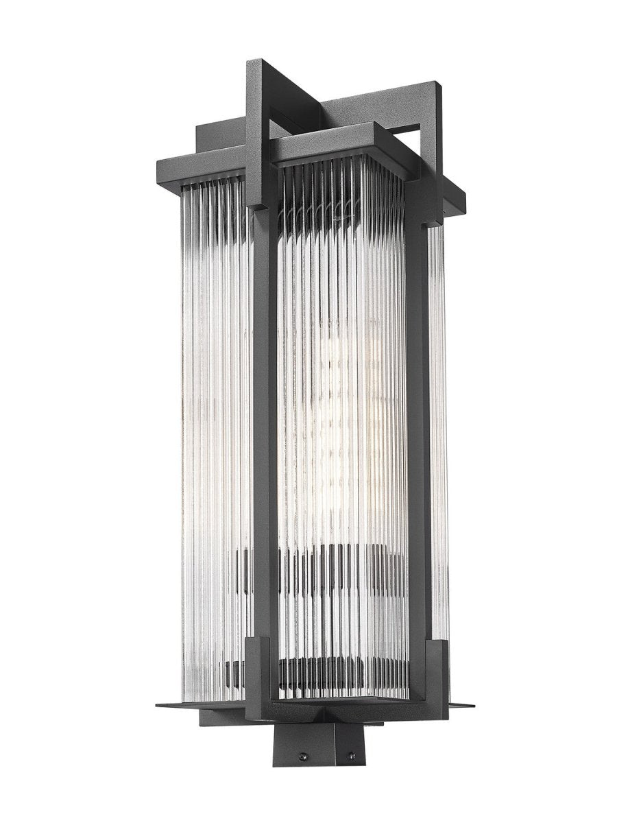 Lanterne sur poteau Fortis - 35" by Z-Lite | Luminaires & cie