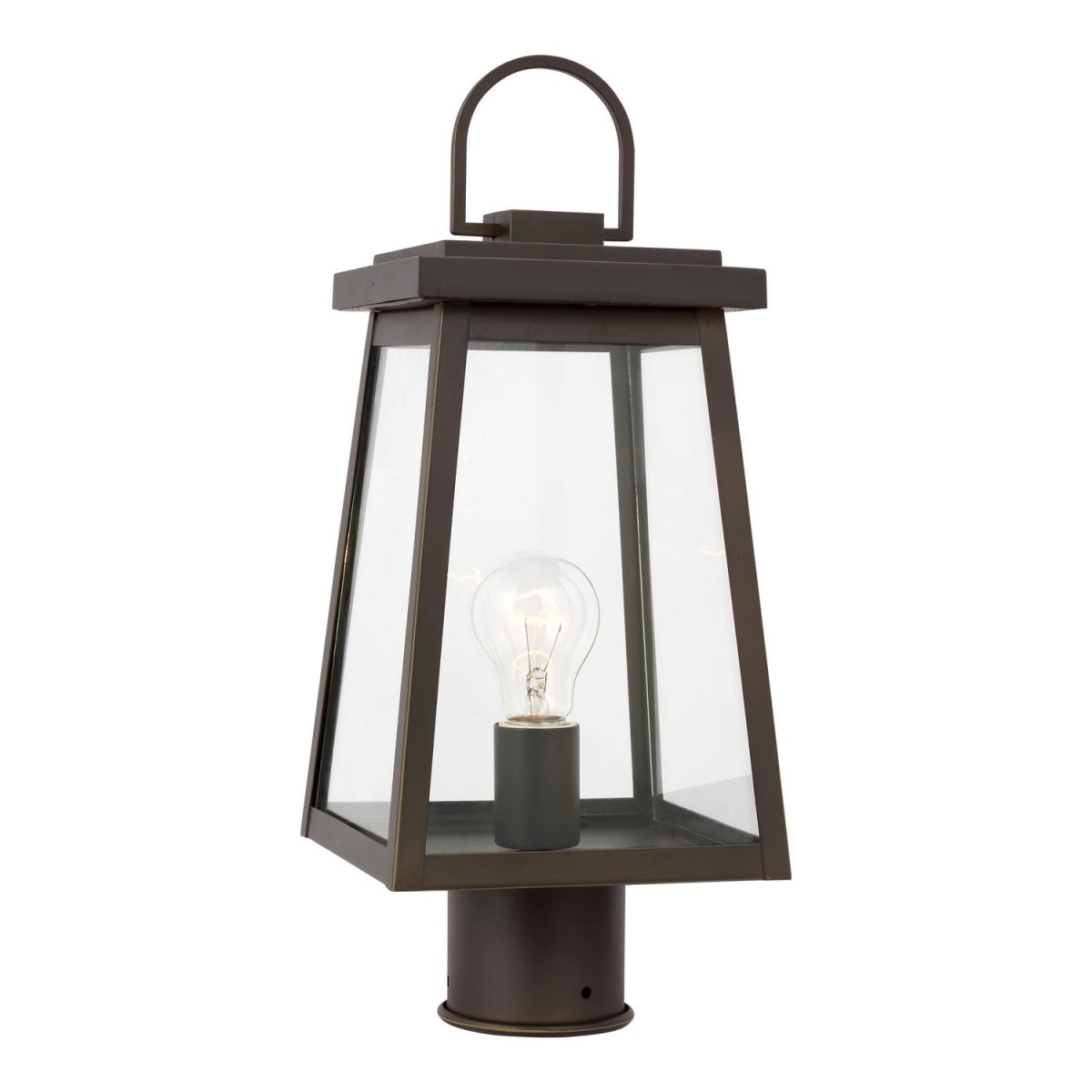 Lanterne sur poteau Founders - Bronze antique by Visual Comfort Studio | Luminaires & cie