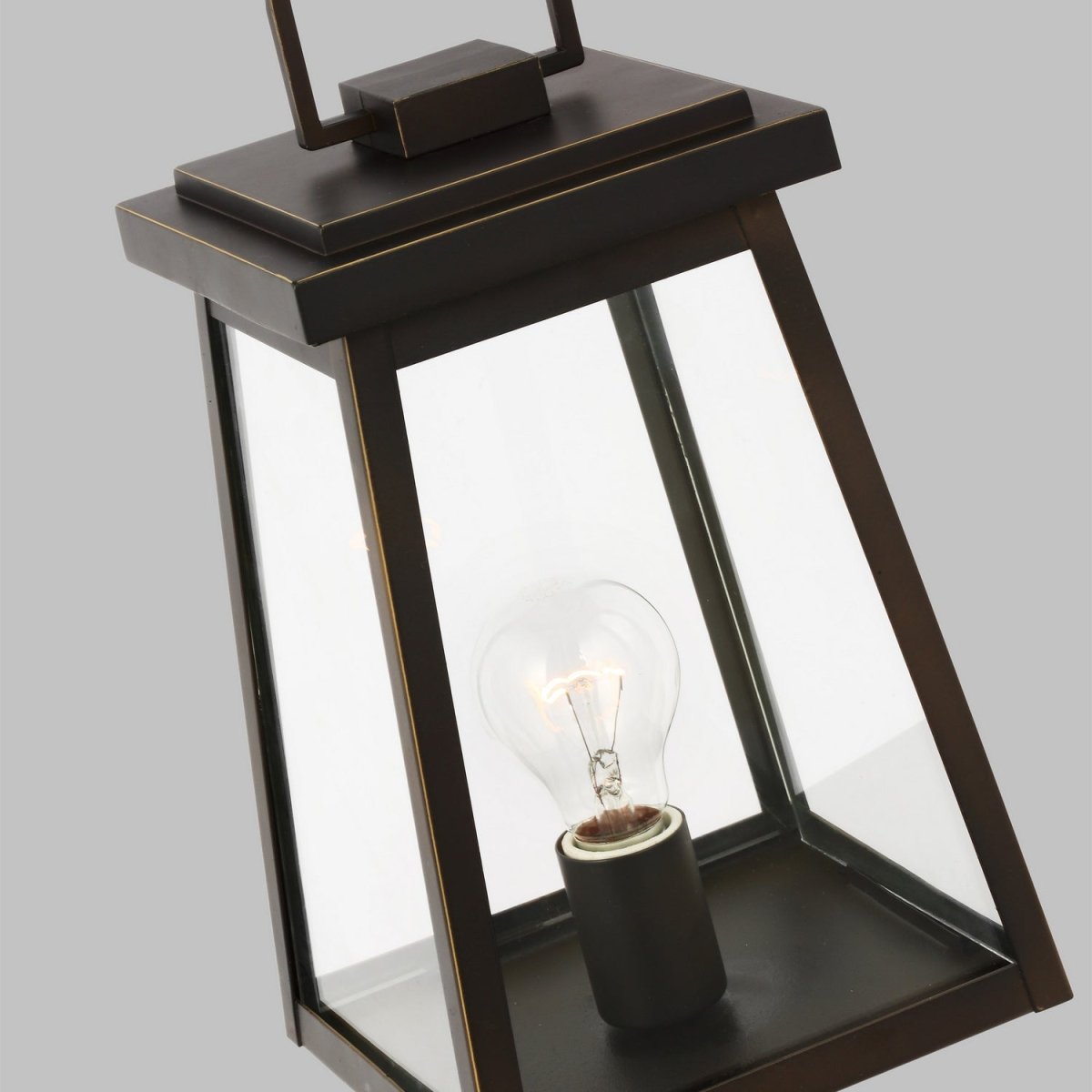 Lanterne sur poteau Founders - Bronze antique by Visual Comfort Studio | Luminaires & cie