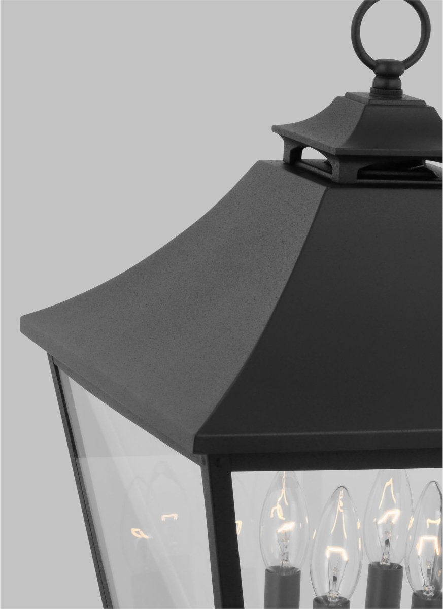 Lanterne sur poteau Galena - Textured Black 13.25 by Visual Comfort Studio | Luminaires & cie