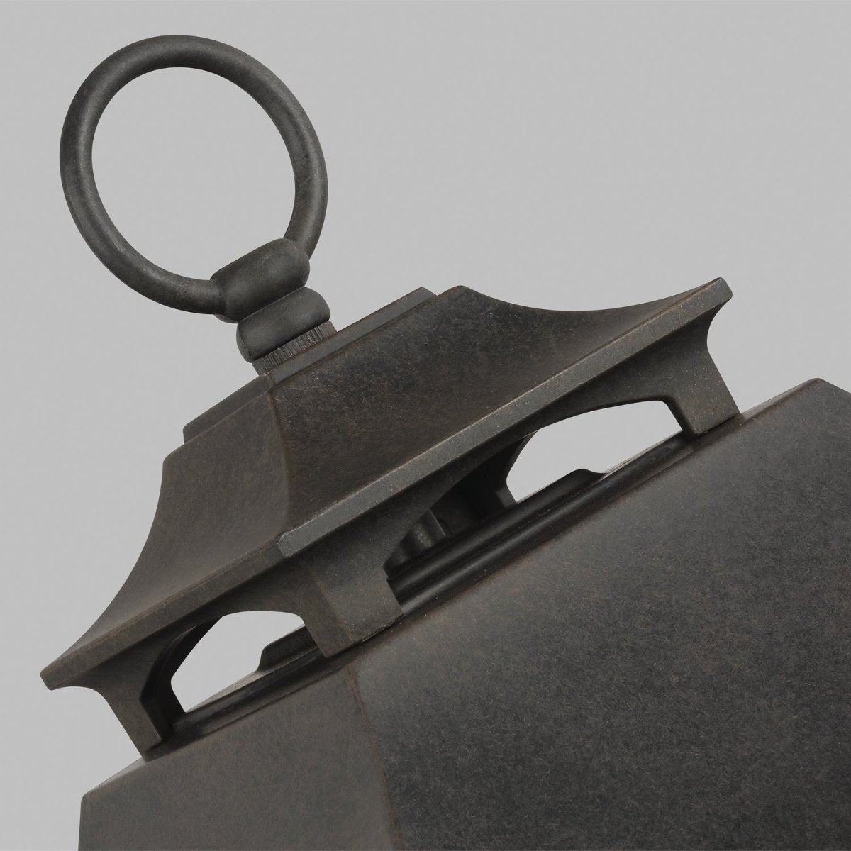 Lanterne sur poteau Galena - Textured Black 13.25 by Visual Comfort Studio | Luminaires & cie