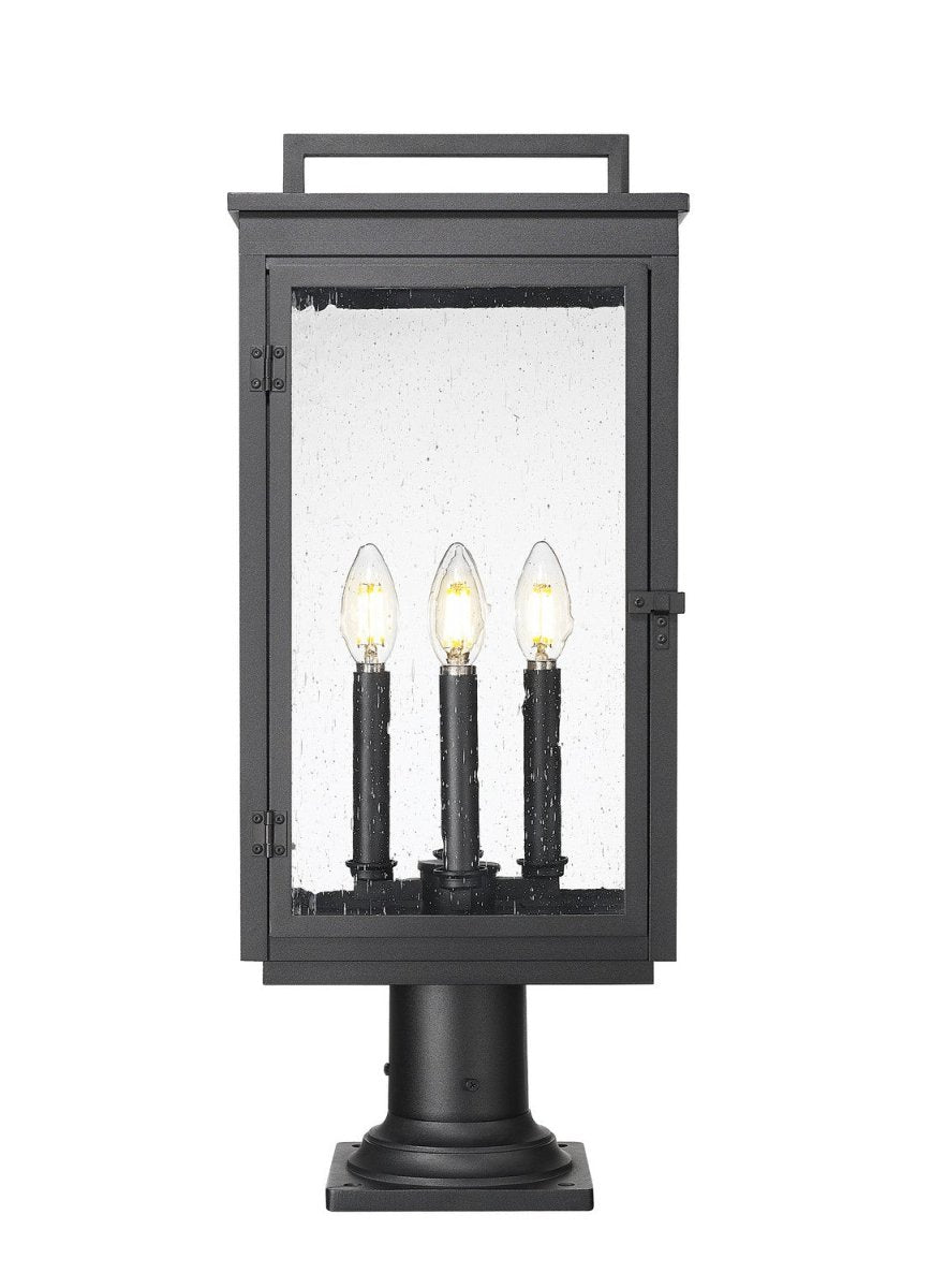Lanterne sur poteau Hartwell - 34" by Z-Lite | Luminaires & cie