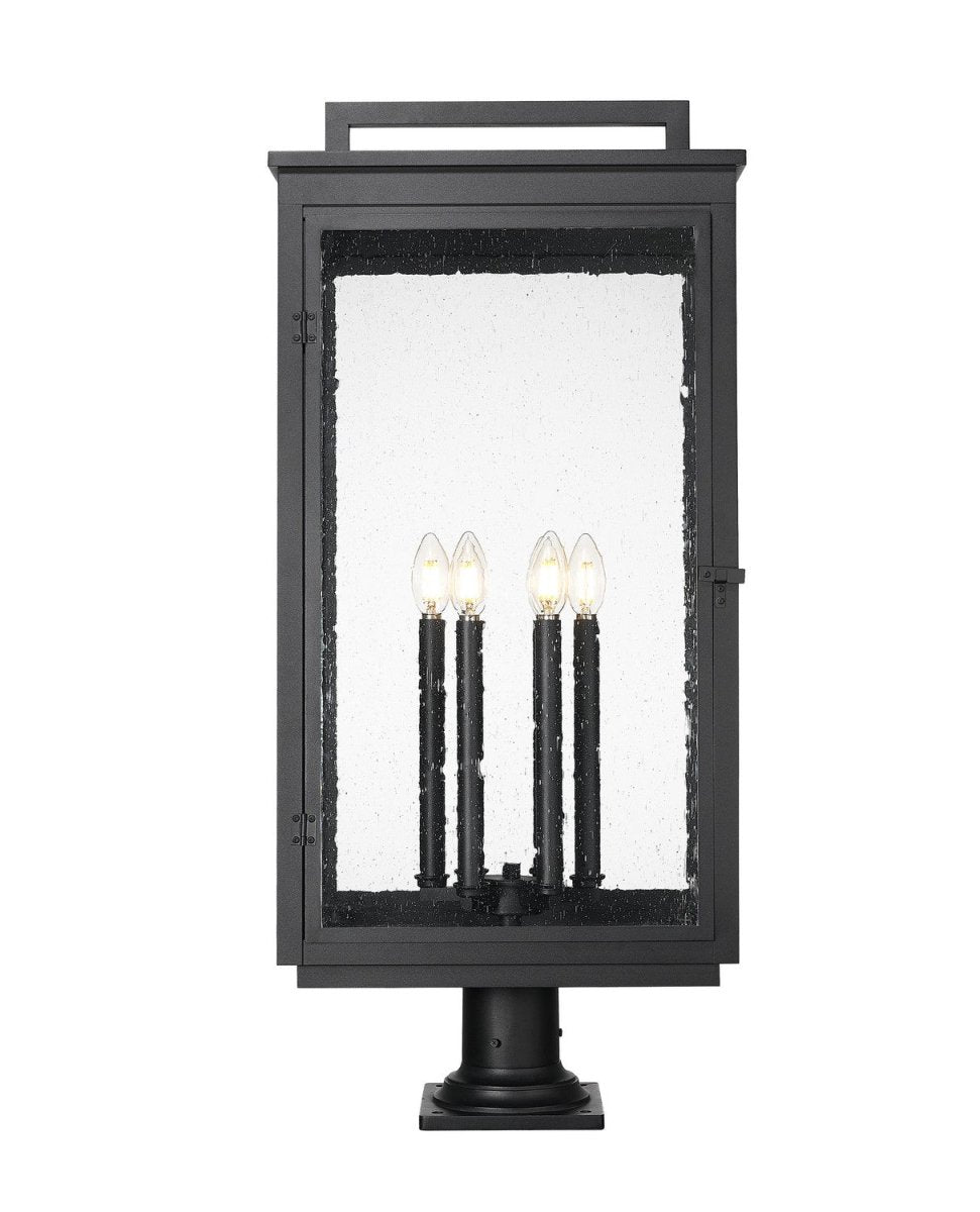 Lanterne sur poteau Hartwell - 34" by Z-Lite | Luminaires & cie