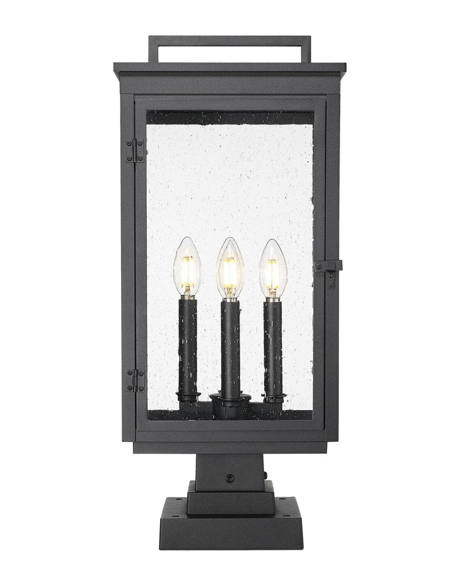 Lanterne sur poteau Hartwell - 34" by Z-Lite | Luminaires & cie