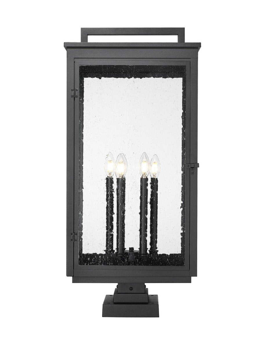 Lanterne sur poteau Hartwell - 34" by Z-Lite | Luminaires & cie