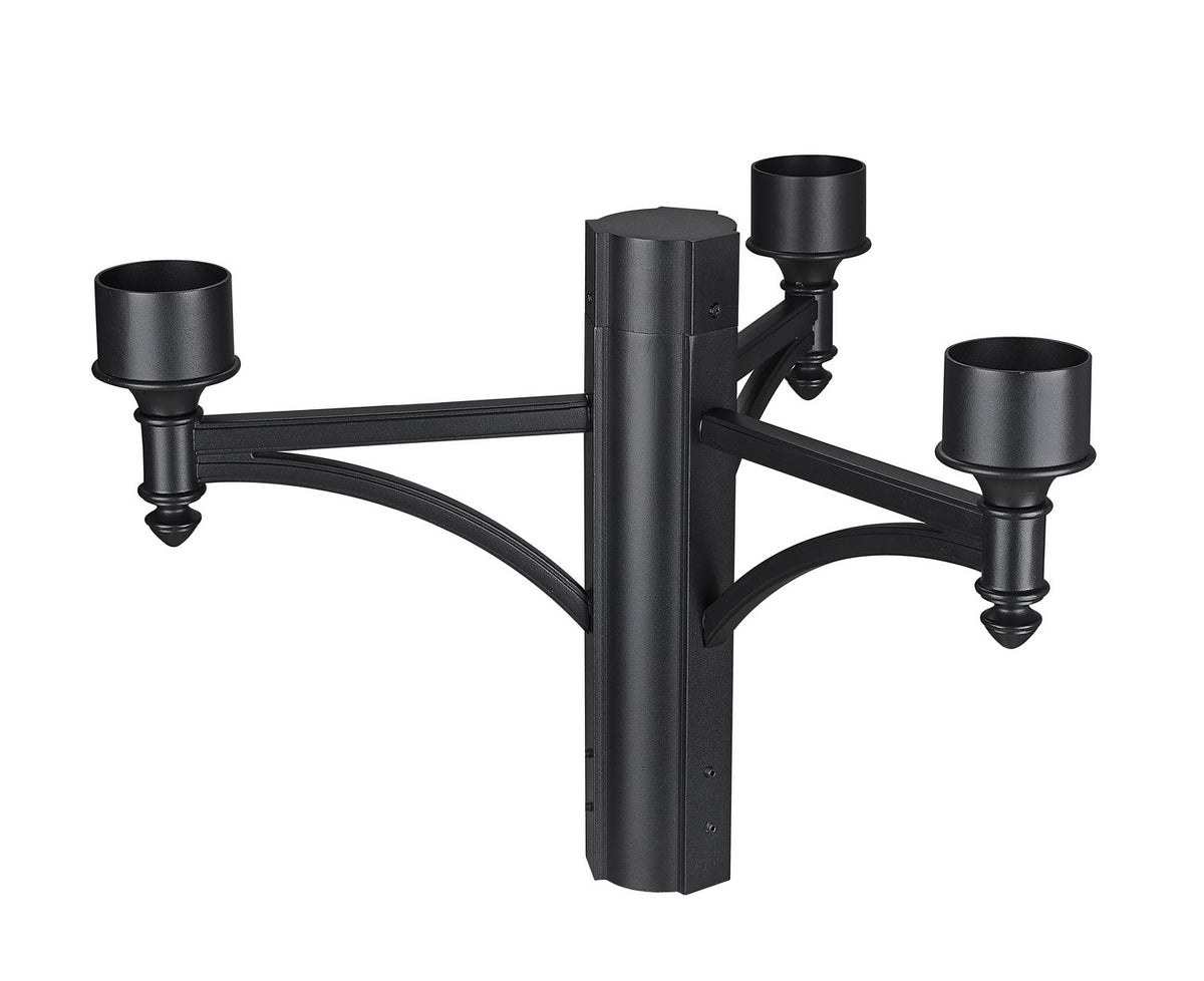 Lanterne sur poteau Outdoor nombre ampoules 3 – Z-Lite