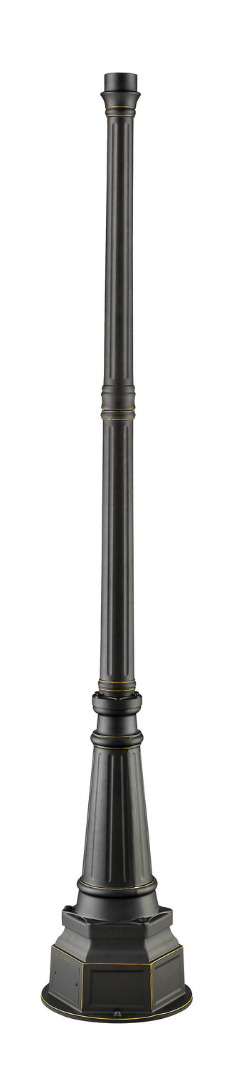 Lanterne sur poteau Outdoor Post Bronze huilé, 14.17", 84 1/4" – Z-Lite