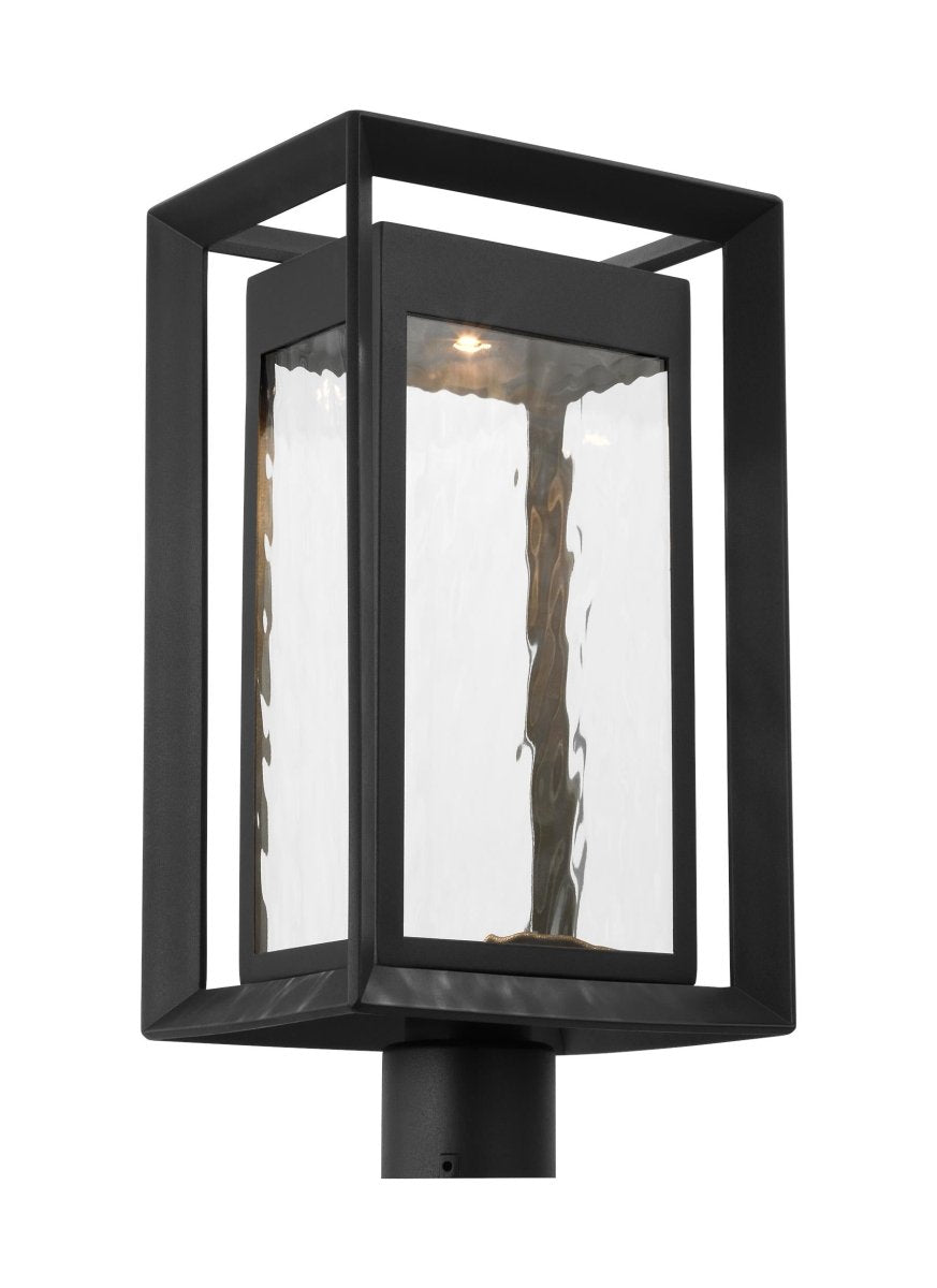 Lanterne sur poteau Urbandale - Noir texturé by Visual Comfort Studio | Luminaires & cie