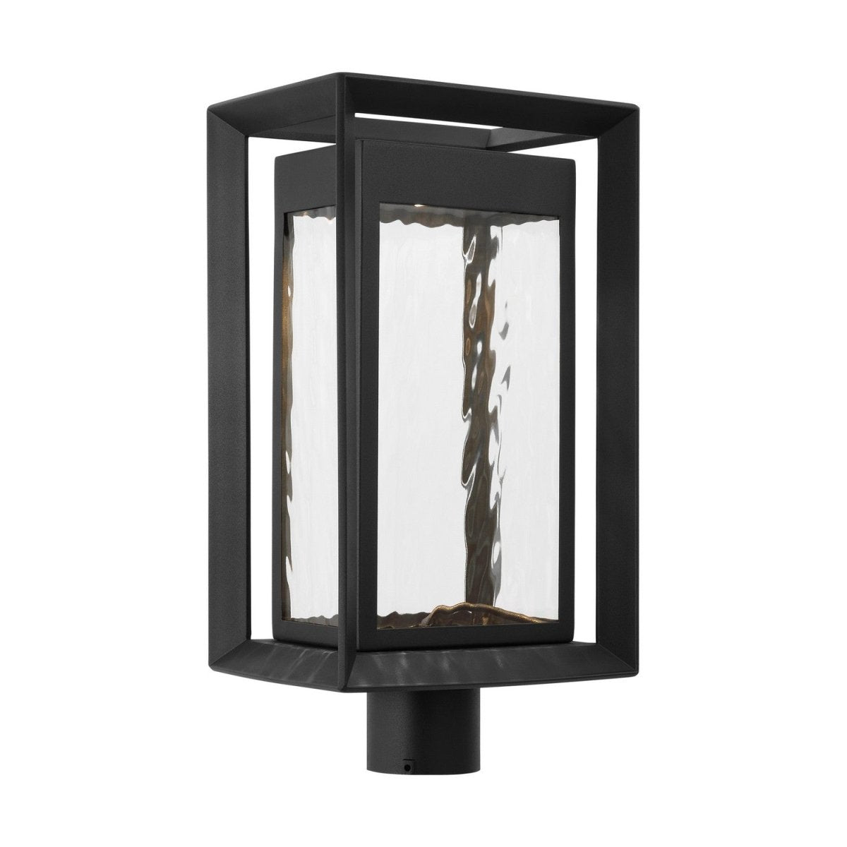 Lanterne sur poteau Urbandale - Noir texturé by Visual Comfort Studio | Luminaires & cie