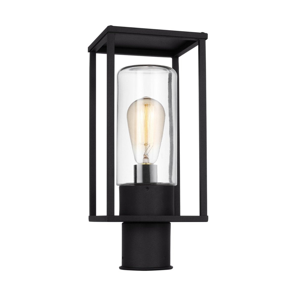 Lanterne sur poteau Vado - Noir by Visual Comfort Studio | Luminaires & cie