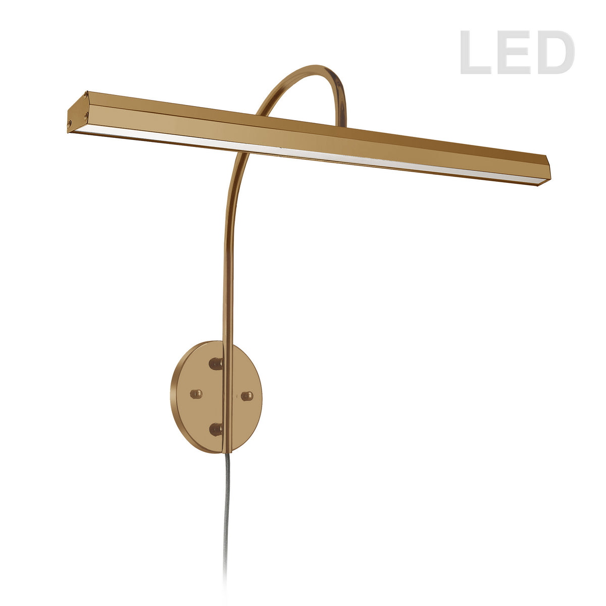 Applique de tableau Display/Exhibit 24 1/4", Laiton vieilli – Dainolite