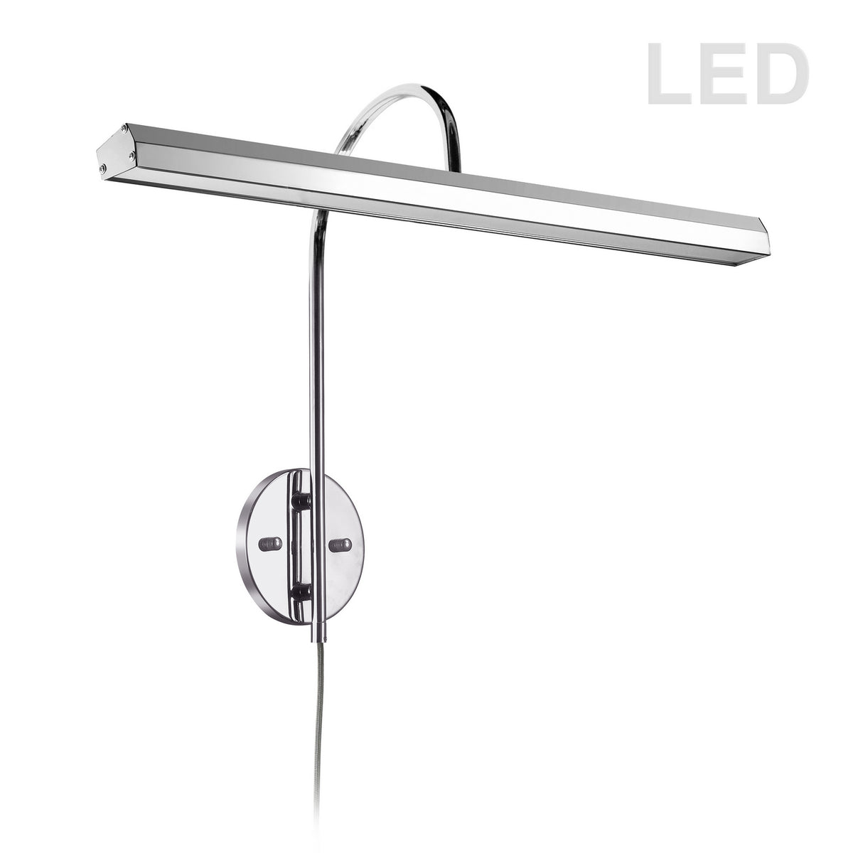 Applique de tableau Display/Exhibit 24 1/4", Chrome poli – Dainolite