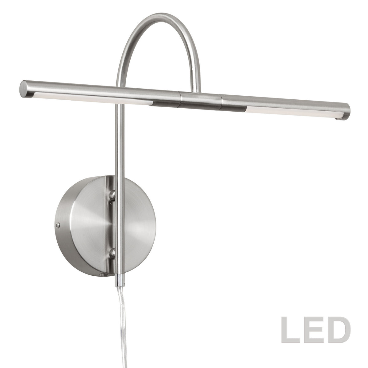 Applique de tableau Display/Exhibit 17 1/2", Chrome satiné – Dainolite