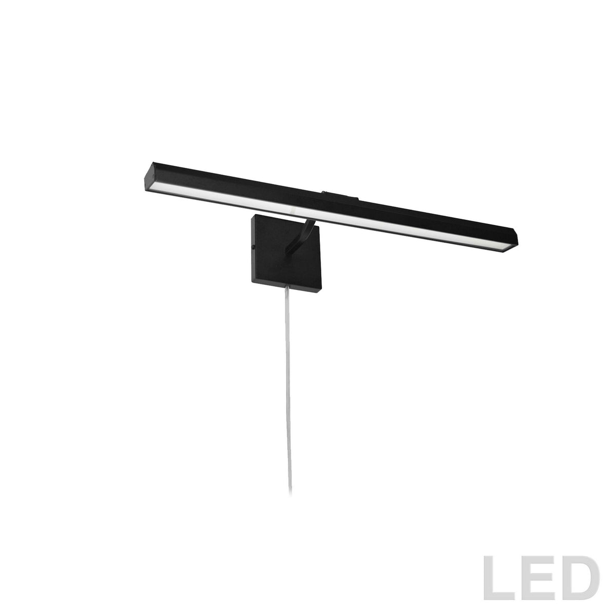 Applique de tableau Leonardo 24", Noir / Noir mat – Dainolite