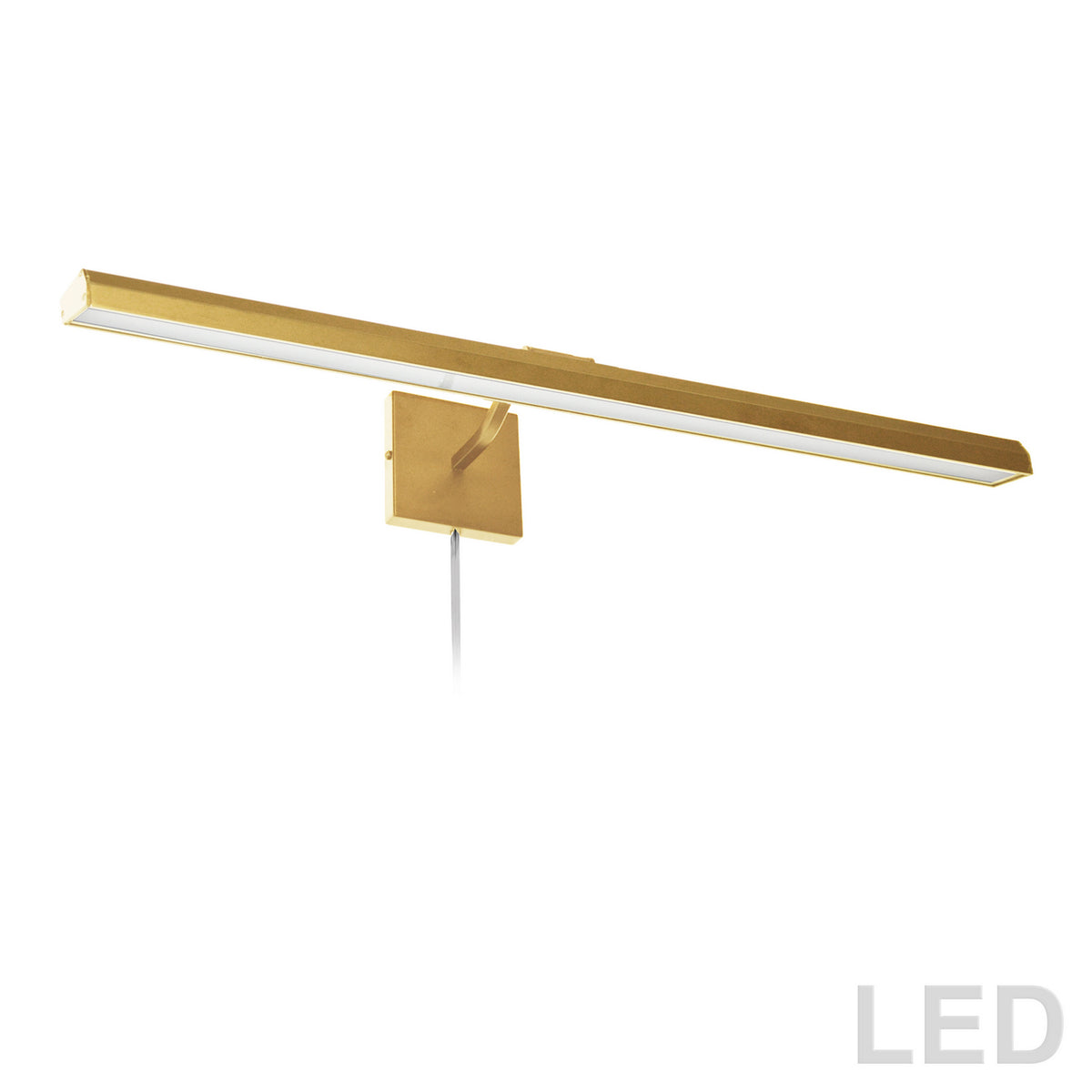 Applique de tableau Leonardo 32", Laiton vieilli – Dainolite