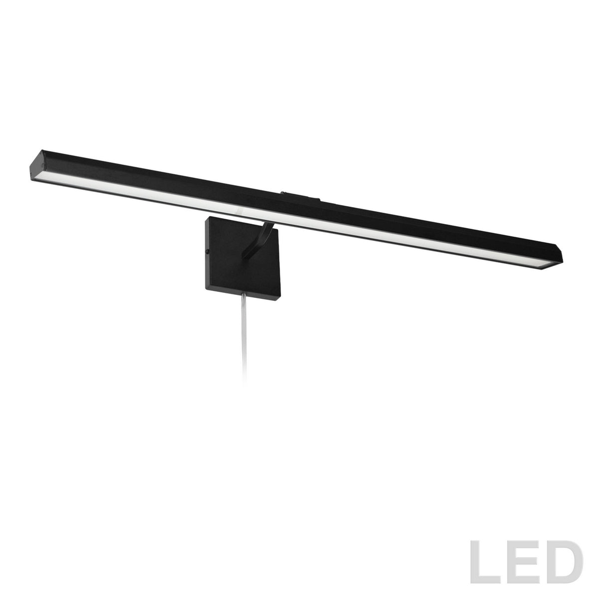 Applique de tableau Leonardo 32", Noir / Noir mat – Dainolite