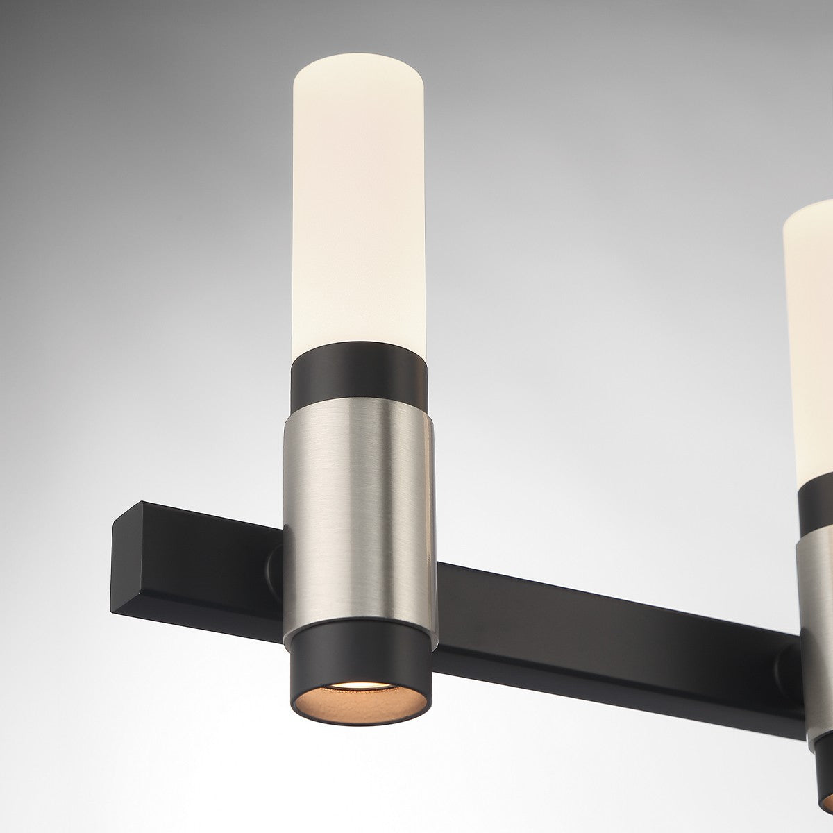 Luminaire de vanité Albany Argent-Noir Mix, 20" – vue 3