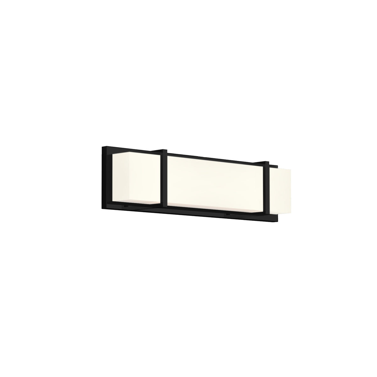 Barre d'éclairage de salle de bain Alberni Noir, 20 1/8" – Kuzco Lighting