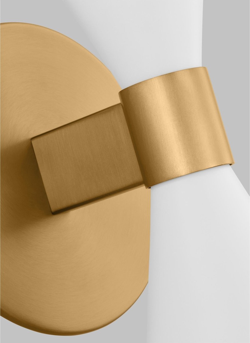 Luminaire de vanité Albertine - Blanc mat by Visual Comfort Studio | Luminaires & cie